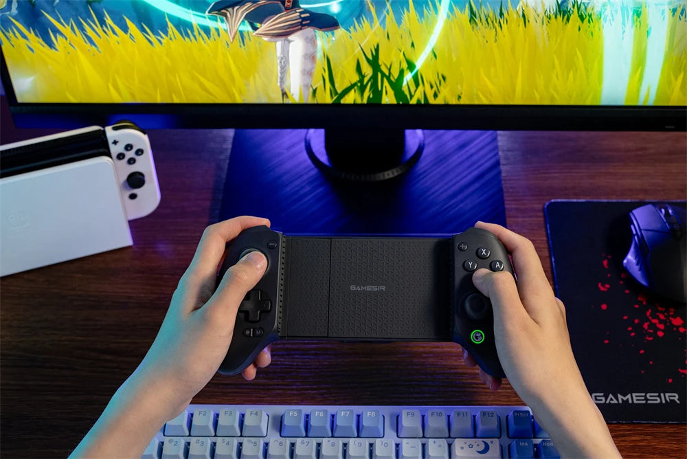 Controle Gamepad Gamesir Galileo G8 Plus com Bluetooth para Android IOS Switch Tablet Pc Celular Cor Cinza Espacial