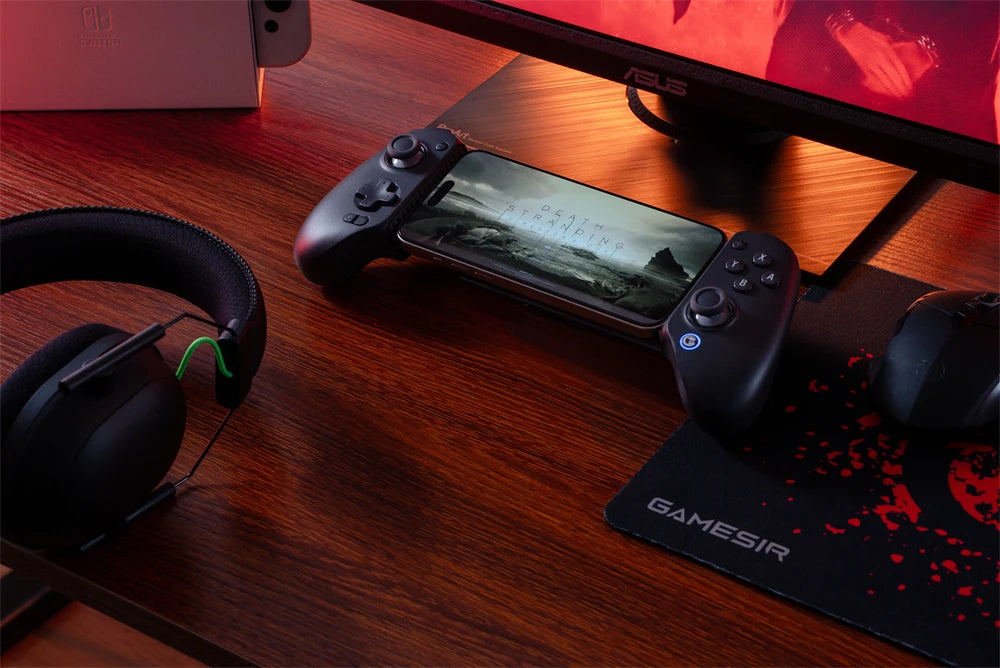Controle Gamepad Gamesir Galileo G8 Plus com Bluetooth para Android IOS Switch Tablet Pc Celular Cor Cinza Espacial