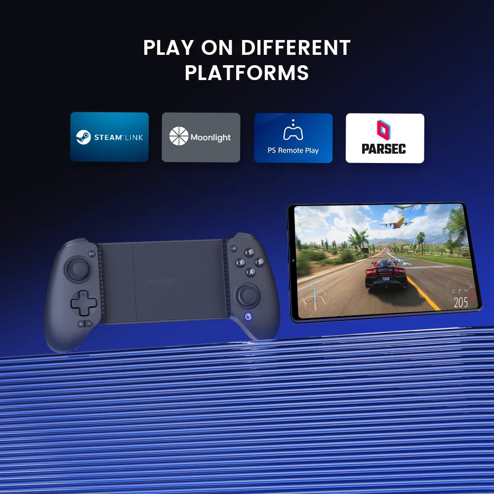 Controle Gamepad Gamesir Galileo G8 Plus com Bluetooth para Android IOS Switch Tablet Pc Celular Cor Cinza Espacial