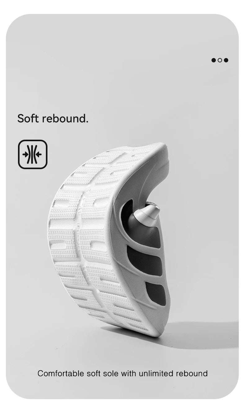 Chinelos masculinos slides com um sentido alto valor estético desgaste externo anti deslizamento fundo grosso
