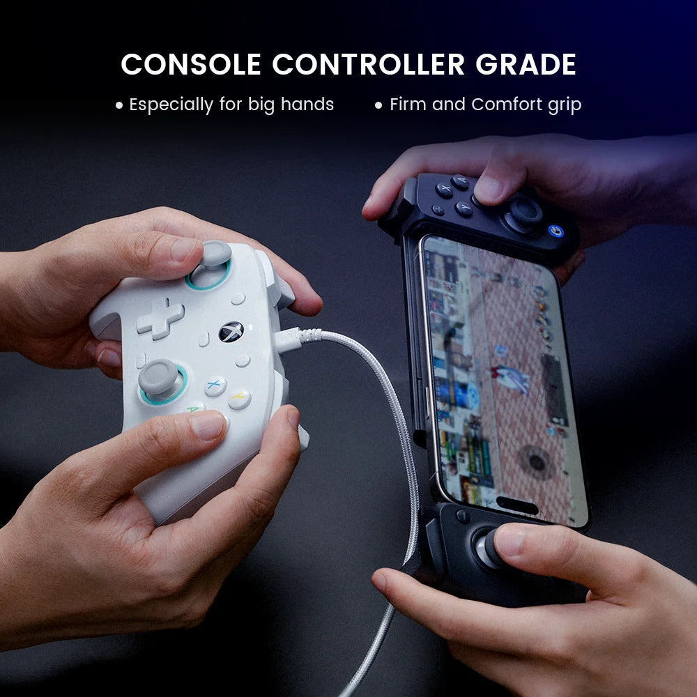 Controle Gamepad Gamesir Galileo G8 Plus com Bluetooth para Android IOS Switch Tablet Pc Celular Cor Cinza Espacial