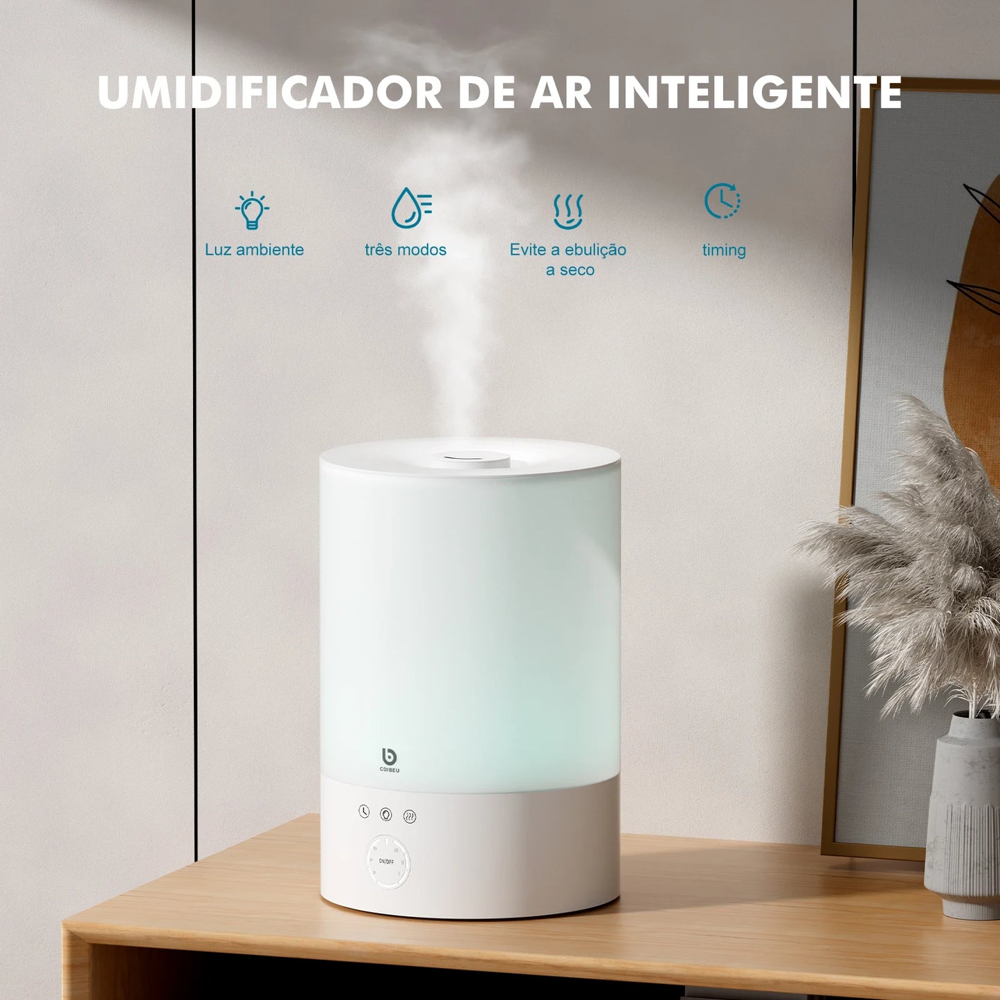 Wifi , Tuya, Umidificador Ar, Umidificador De Ar, Quarto, Purificador De Ar, Humidificador De Ar, Purificador De Agua