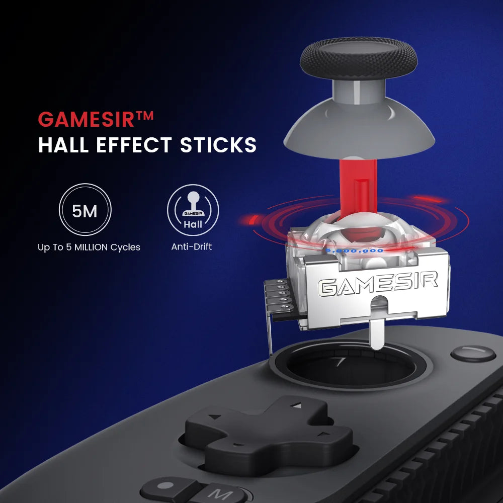 Controle Gamepad Gamesir Galileo G8 Plus com Bluetooth para Android IOS Switch Tablet Pc Celular Cor Cinza Espacial