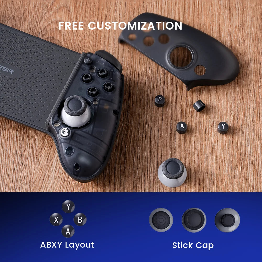 Controle Gamepad Gamesir Galileo G8 Plus com Bluetooth para Android IOS Switch Tablet Pc Celular Cor Cinza Espacial