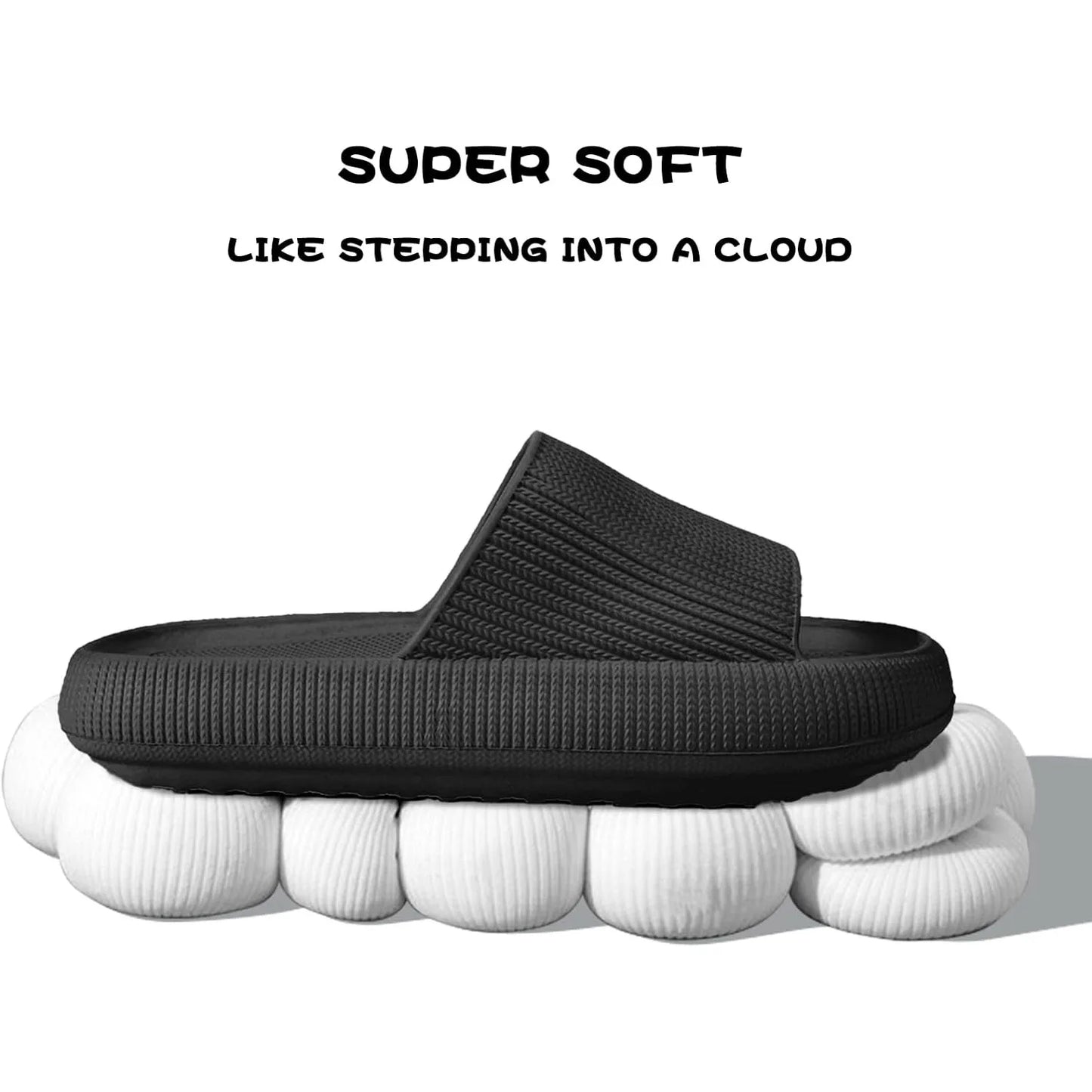 Chinelos Antiderrapantes Sliders Cloud Unissex macios com sola grossa