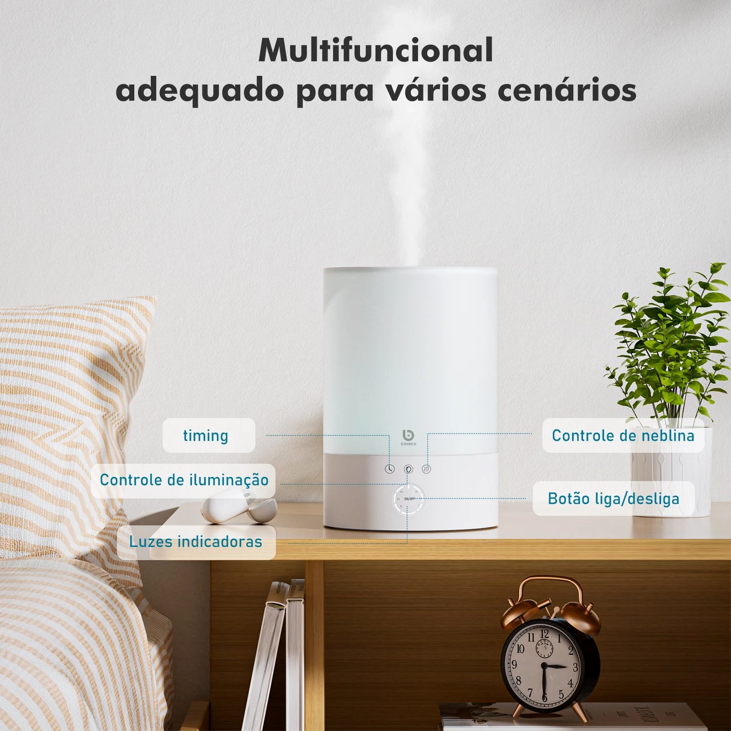 Wifi , Tuya, Umidificador Ar, Umidificador De Ar, Quarto, Purificador De Ar, Humidificador De Ar, Purificador De Agua