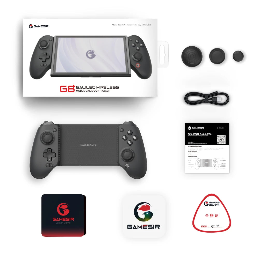 Controle Gamepad Gamesir Galileo G8 Plus com Bluetooth para Android IOS Switch Tablet Pc Celular Cor Cinza Espacial