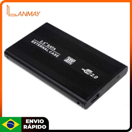 Case Gaveta Hd Externo Sata 2.5 Para PC Computador Notebook Usb 2.0 - Venda Nacional Entrega Rápida
