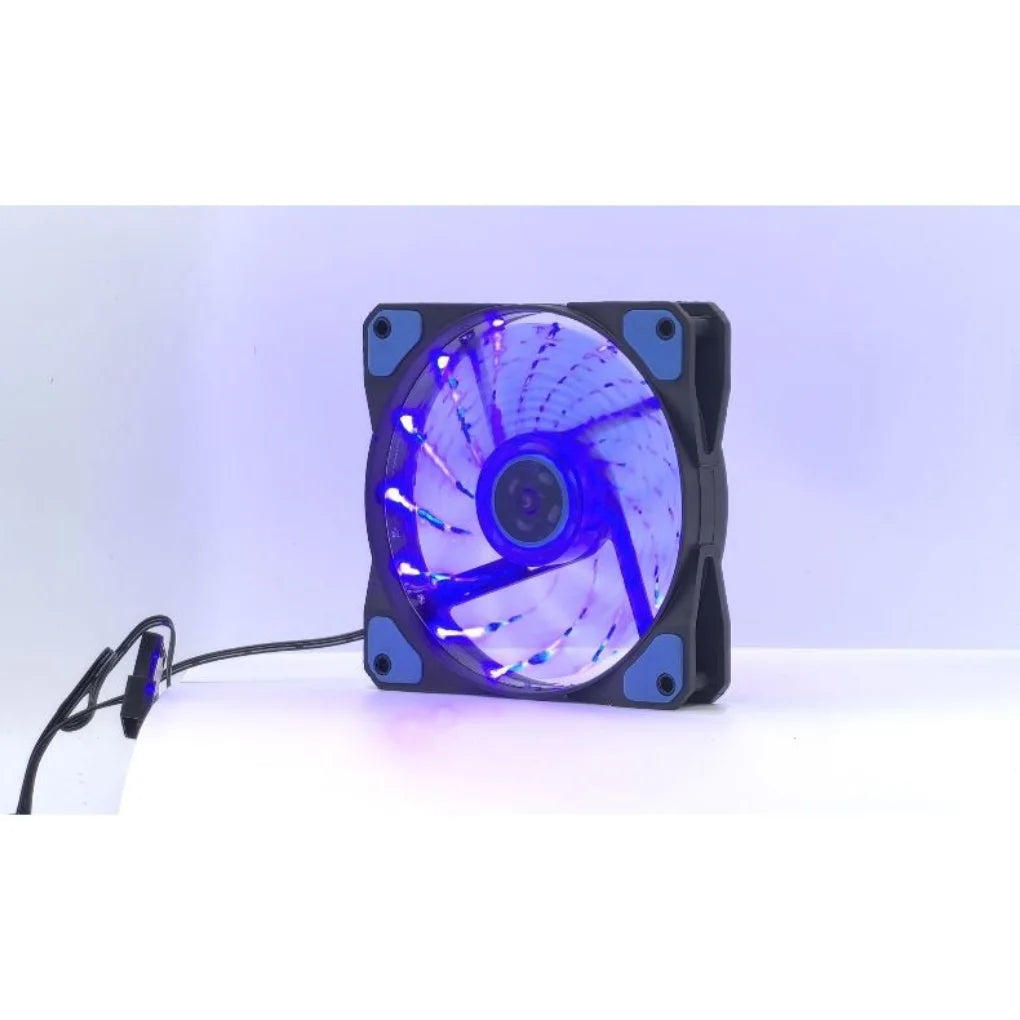 Fan Cooler KP-VR310 KNUP 120 milímetros 1500RPM LED Azul 1 Ventoinha Para PC Gamer Computador Jogos Casa Escritório Gaming