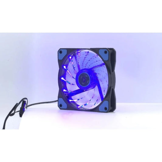 Fan Cooler KP-VR310 KNUP 120 milímetros 1500RPM LED Azul 1 Ventoinha Para PC Gamer Computador Jogos Casa Escritório Gaming