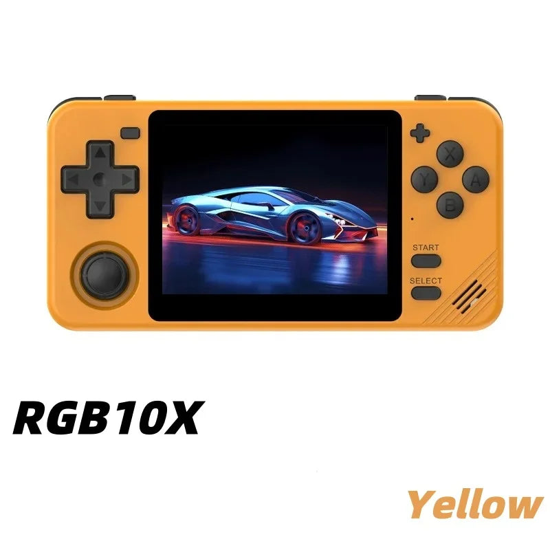 Console de jogos portátil 3,5 polegadas 4:3 Tela IPS ArkOS Opendinglinux Gaming Gift POWKIDDY RGB10X Retro