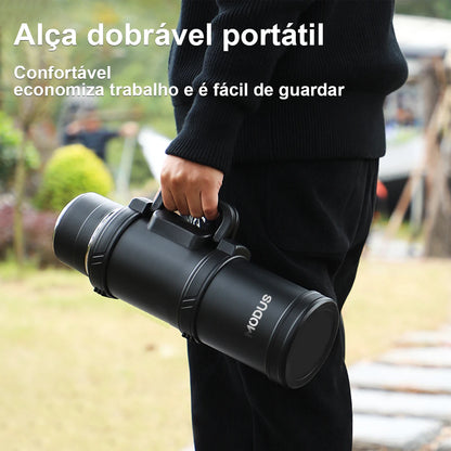 Garrafa Térmica de Água Camada Dupla Vácuo Aço Inoxidável，Capacidade extragrande Garrafa de Água Isolada para Uso Externo 2.4L