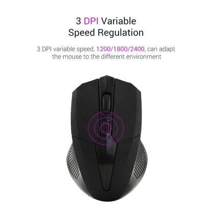 Mouse Sem Fio Para Notebook Pc Gamer Usb Optico G10