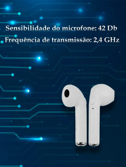 Fones de ouvido sem fio i7S Tws bluetooth fones de ouvido sem fio fones de ouvido bluetooth