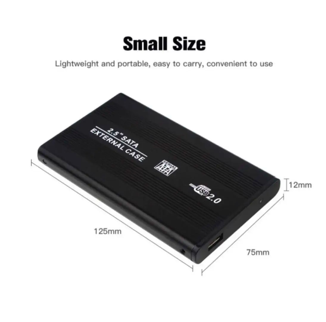 Case Gaveta Hd Externo Sata 2.5 Para PC Computador Notebook Usb 2.0 - Venda Nacional Entrega Rápida