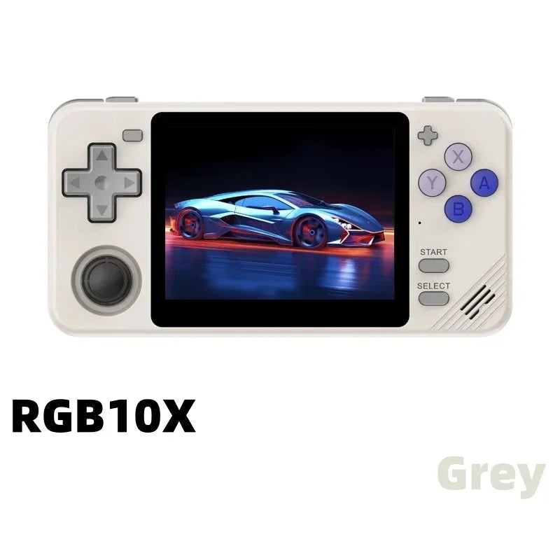 Console de jogos portátil 3,5 polegadas 4:3 Tela IPS ArkOS Opendinglinux Gaming Gift POWKIDDY RGB10X Retro