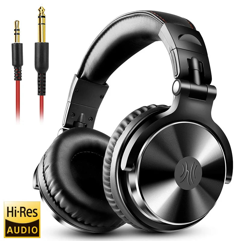 Headphones Professional Studio Pro 10/30/50 Oneodio Wired DJ Headphones With Microphone Over Ear HiFi Hi-Res Monitor Headset