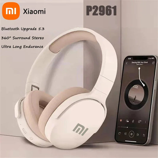 Xiaomi Wireless Bluetooth Headphones Over Ear HiFi Stereo Lightweight Foldable Headset Supports TF Cards 3.5mm Type-C Interface
