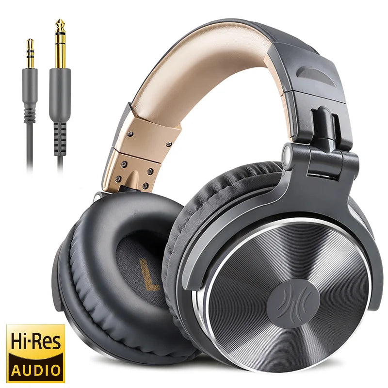 Headphones Professional Studio Pro 10/30/50 Oneodio Wired DJ Headphones With Microphone Over Ear HiFi Hi-Res Monitor Headset