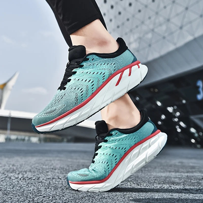 Tênis de corrida masculinos almofada moda esportes ao ar livre 2023