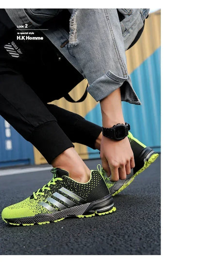 Tênis Masculino esportivos leve malha ao ar livre corrida atlético caminhada
