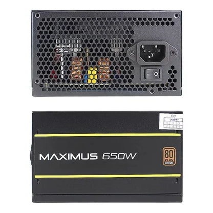 Fonte de Alimentação ATX Gamer 650W 80 Plus Bronze 120mm