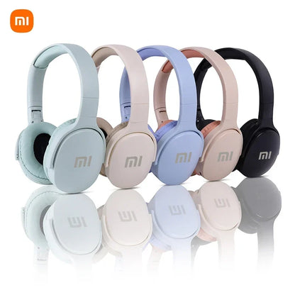 Xiaomi Wireless Bluetooth Headphones Over Ear HiFi Stereo Lightweight Foldable Headset Supports TF Cards 3.5mm Type-C Interface