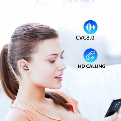 Fones de ouvido F9-5 Bluetooth sem fio Fones de ouvido Bluetooth com display LED enviados do Brasil
