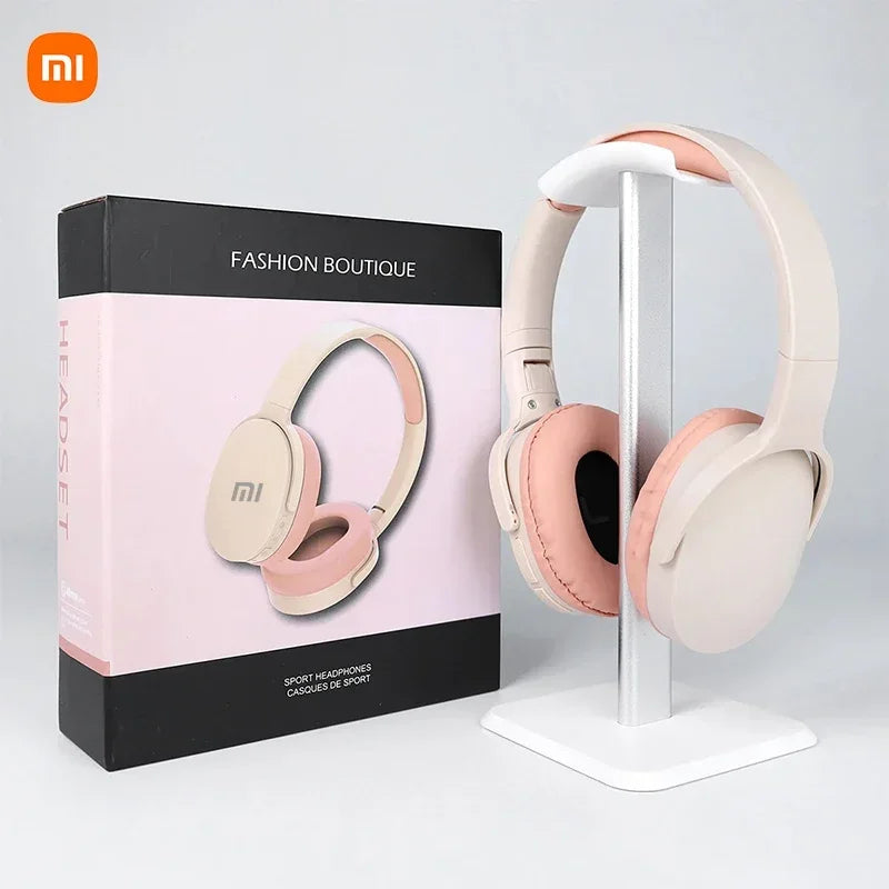 Xiaomi Wireless Bluetooth Headphones Over Ear HiFi Stereo Lightweight Foldable Headset Supports TF Cards 3.5mm Type-C Interface