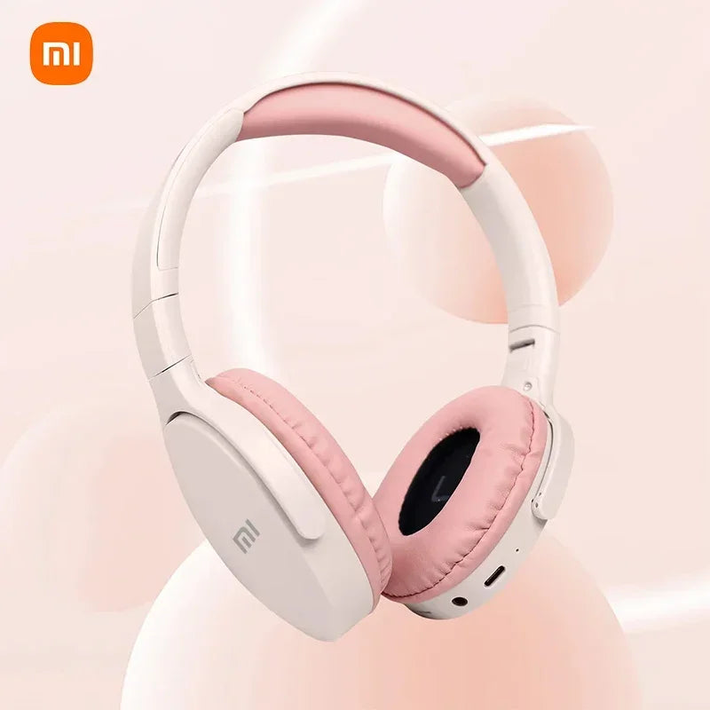 Xiaomi Wireless Bluetooth Headphones Over Ear HiFi Stereo Lightweight Foldable Headset Supports TF Cards 3.5mm Type-C Interface