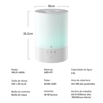 Wifi , Tuya, Umidificador Ar, Umidificador De Ar, Quarto, Purificador De Ar, Humidificador De Ar, Purificador De Agua