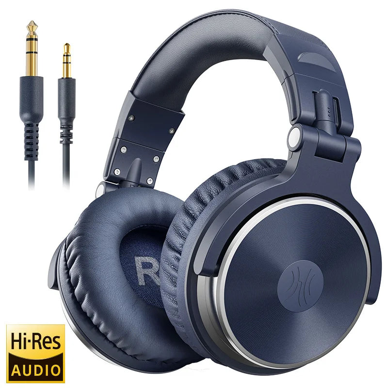 Headphones Professional Studio Pro 10/30/50 Oneodio Wired DJ Headphones With Microphone Over Ear HiFi Hi-Res Monitor Headset