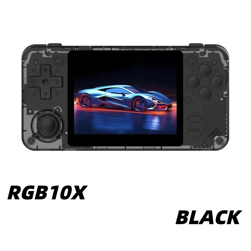Console de jogos portátil 3,5 polegadas 4:3 Tela IPS ArkOS Opendinglinux Gaming Gift POWKIDDY RGB10X Retro