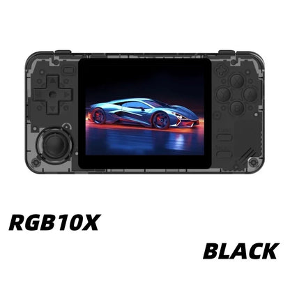 Console de jogos portátil 3,5 polegadas 4:3 Tela IPS ArkOS Opendinglinux Gaming Gift POWKIDDY RGB10X Retro