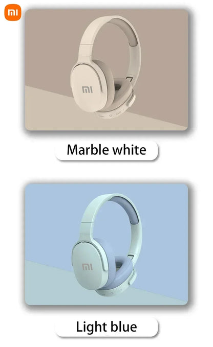 Xiaomi Wireless Bluetooth Headphones Over Ear HiFi Stereo Lightweight Foldable Headset Supports TF Cards 3.5mm Type-C Interface