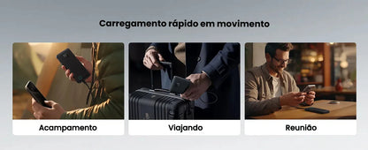 Carregamento Simultaneo Compativel com iPhone e Androids Carregador Portátil Power Bank Baseus Turbo Airpow Lite 10000mah 15w