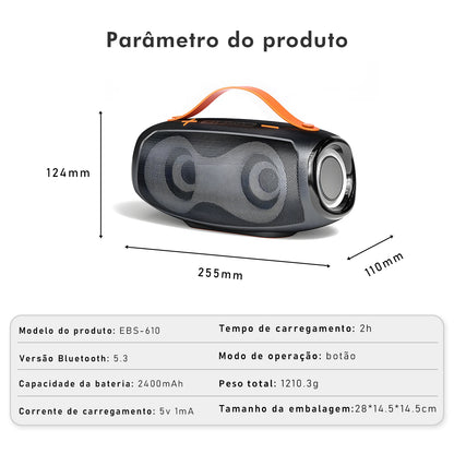 Caixa de som, bluetooth, pc, caixa de som bluetooth portátil, alto falante COIBEU