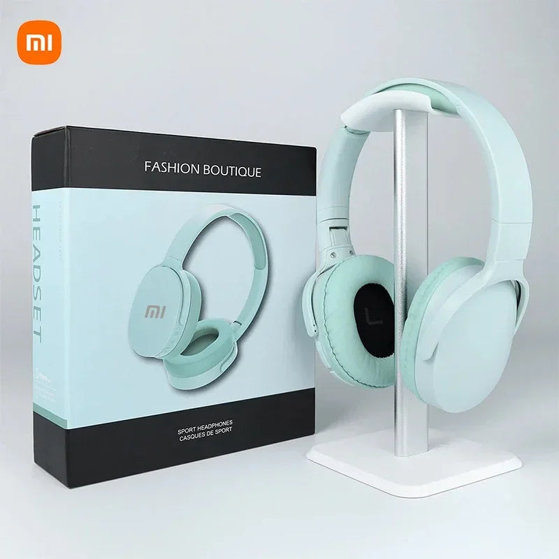 Xiaomi Wireless Bluetooth Headphones Over Ear HiFi Stereo Lightweight Foldable Headset Supports TF Cards 3.5mm Type-C Interface