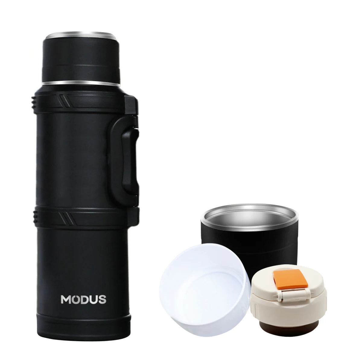 Garrafa Térmica de Água Camada Dupla Vácuo Aço Inoxidável，Capacidade extragrande Garrafa de Água Isolada para Uso Externo 2.4L