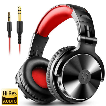 Headphones Professional Studio Pro 10/30/50 Oneodio Wired DJ Headphones With Microphone Over Ear HiFi Hi-Res Monitor Headset