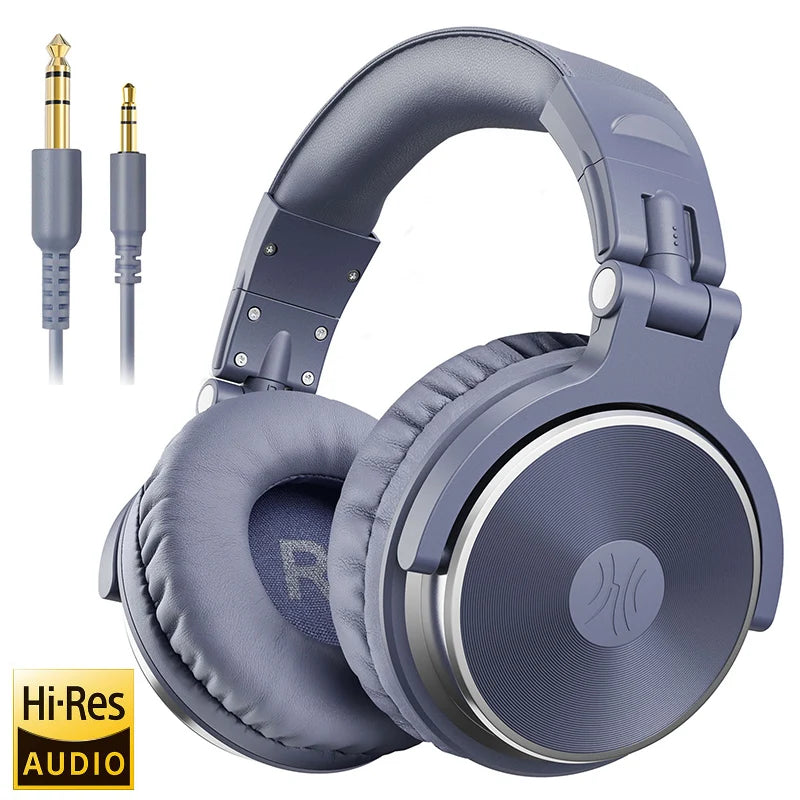 Headphones Professional Studio Pro 10/30/50 Oneodio Wired DJ Headphones With Microphone Over Ear HiFi Hi-Res Monitor Headset
