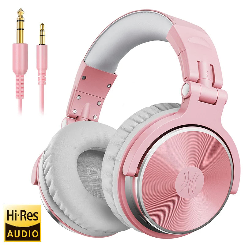 Headphones Professional Studio Pro 10/30/50 Oneodio Wired DJ Headphones With Microphone Over Ear HiFi Hi-Res Monitor Headset