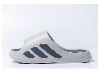 Chinelos masculinos slides com um sentido alto valor estético desgaste externo anti deslizamento fundo grosso
