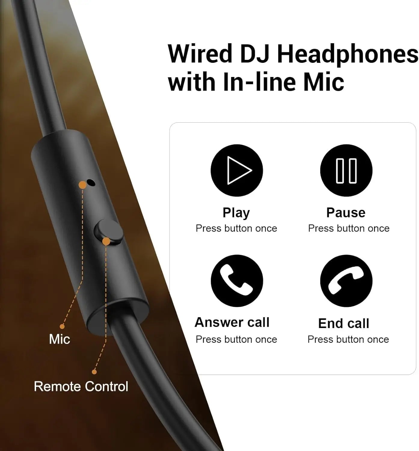 Headphones Professional Studio Pro 10/30/50 Oneodio Wired DJ Headphones With Microphone Over Ear HiFi Hi-Res Monitor Headset