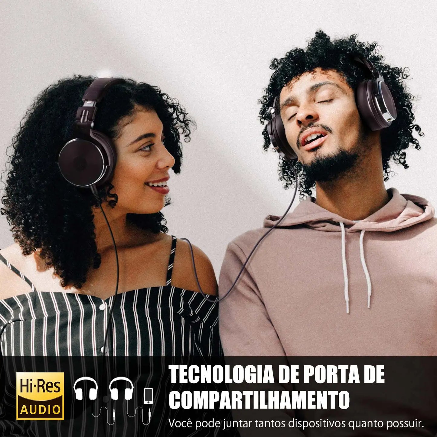Headphones Professional Studio Pro 10/30/50 Oneodio Wired DJ Headphones With Microphone Over Ear HiFi Hi-Res Monitor Headset
